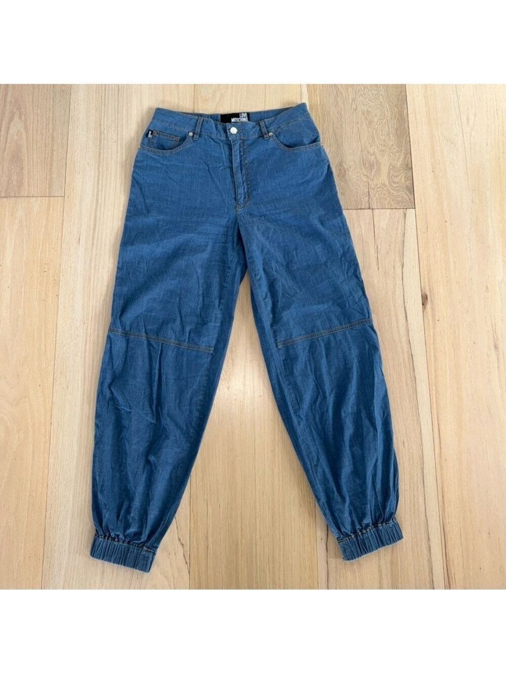 Love Moschino Denim Jean Jogger Pants Size 28
